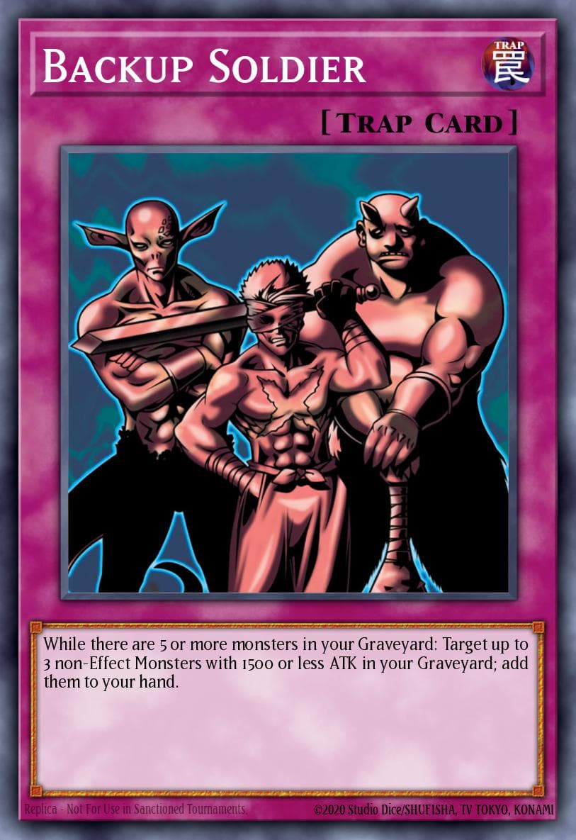Backup Soldier — Yu-Gi-Oh! card