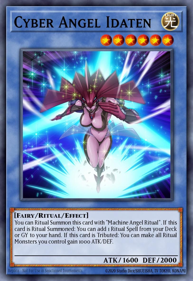 Cyber Angel Idaten — The Lost Art Promotion Yu-Gi-Oh! card by Konami