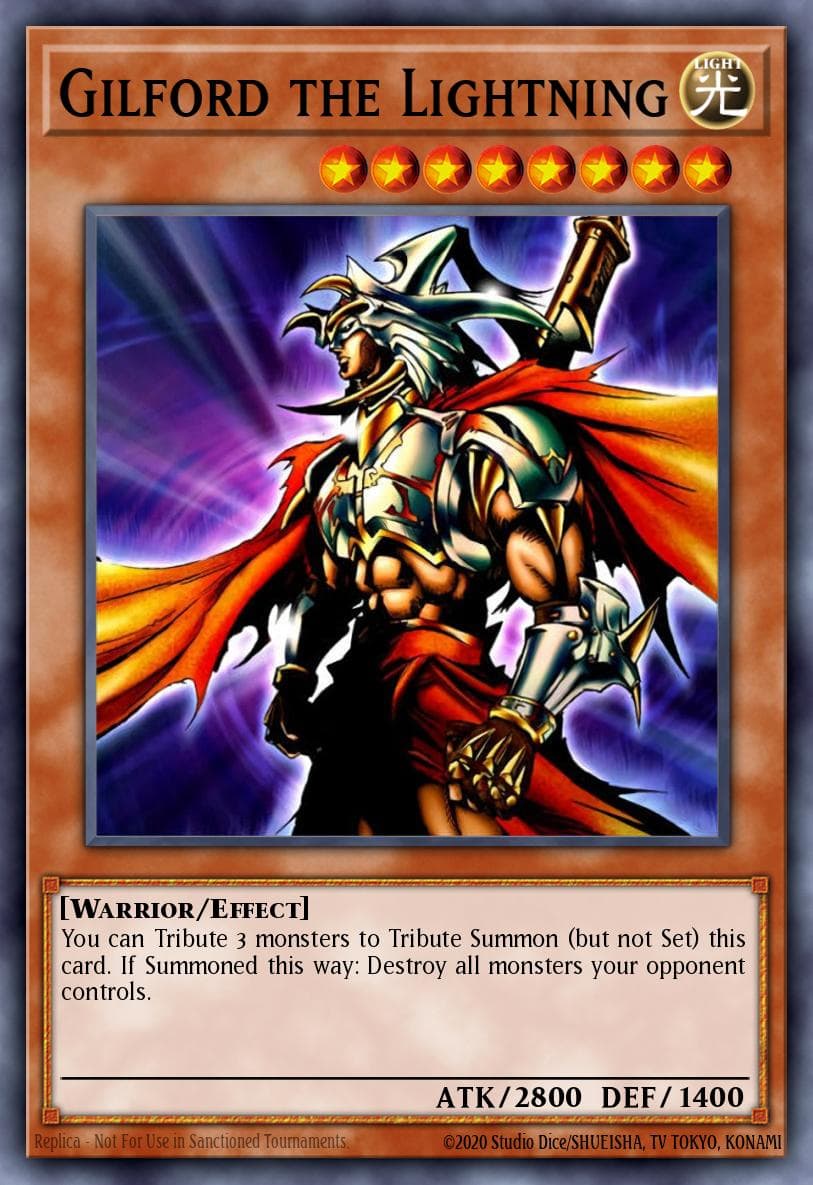 Gilford the Lightning — Yu-Gi-Oh! card