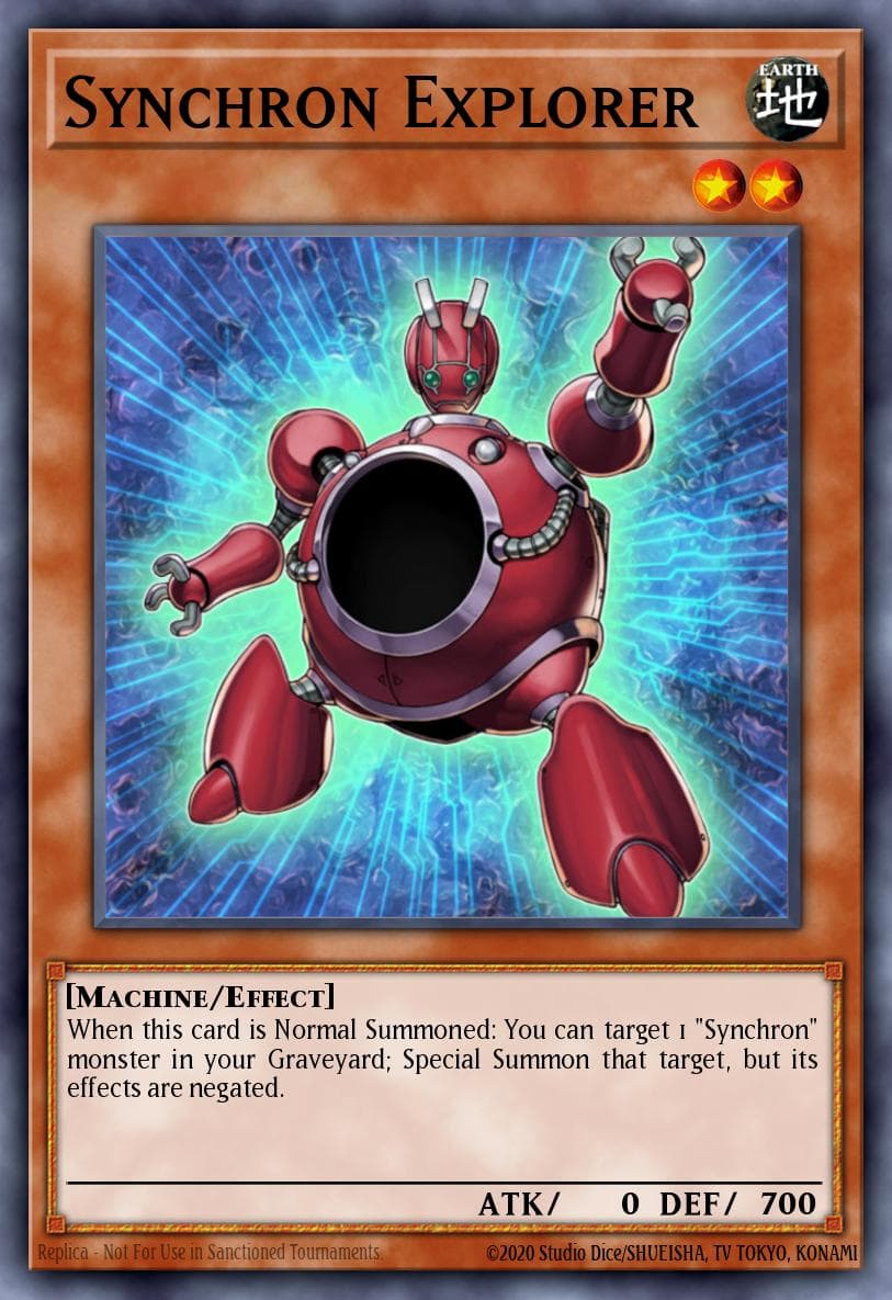 Synchron Explorer — Structure Deck: Synchron Extreme Yu-Gi-Oh! card by KAZUKI TAKAHASHI