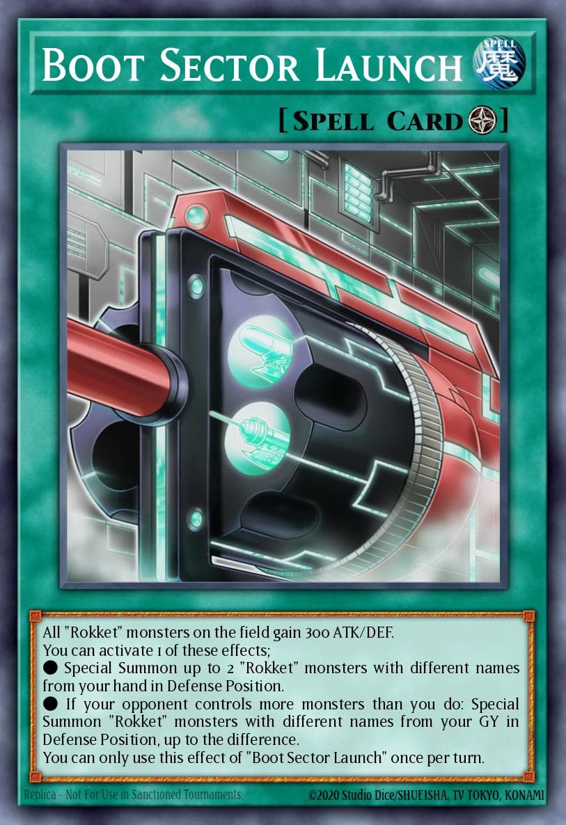 Boot Sector Launch — Yu-Gi-Oh! card