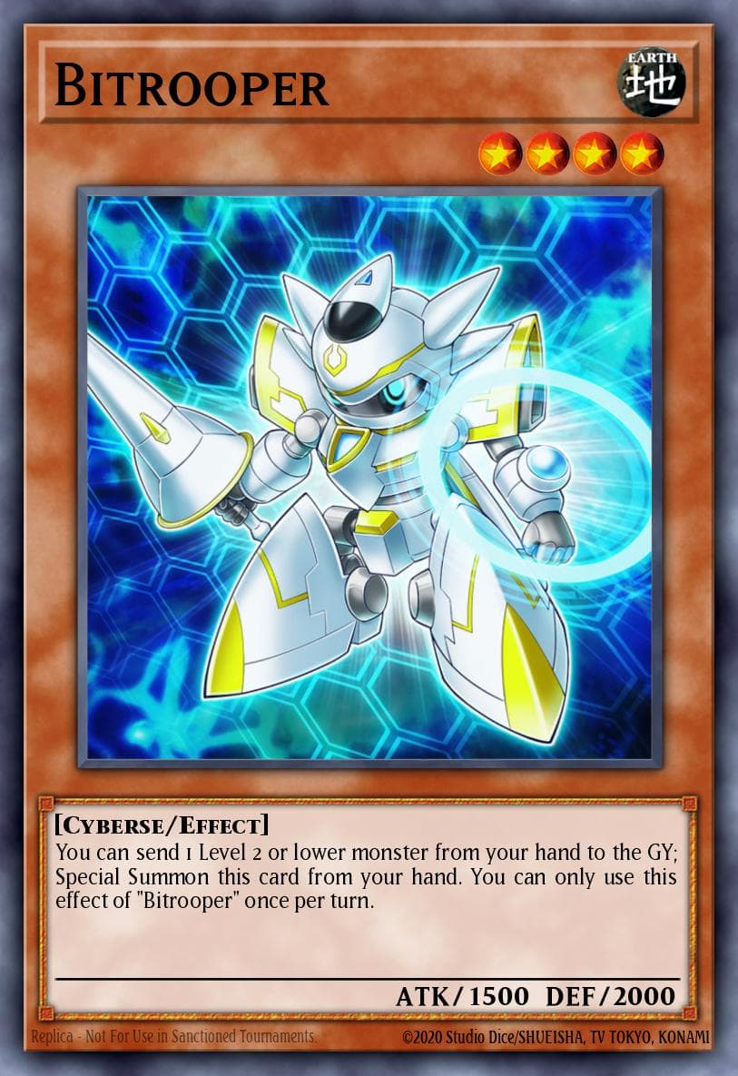 Bitrooper — Starter Deck: Codebreaker Yu-Gi-Oh! card by KAZUKI TAKAHASHI