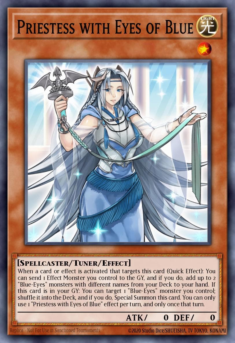 Priestess with Eyes of Blue — Yu-Gi-Oh! card