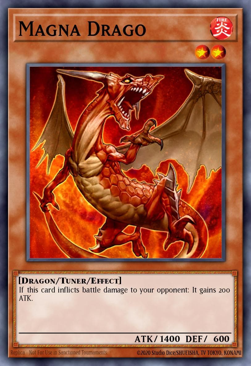 Magna Drago — 5D's 2008 Starter Deck Yu-Gi-Oh! card by KAZUKI TAKAHASHI