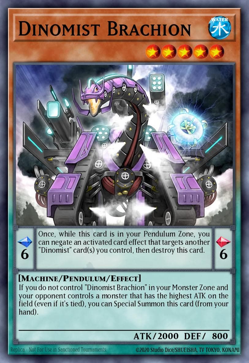 Dinomist Brachion — Breakers of Shadow Yu-Gi-Oh! card by NA