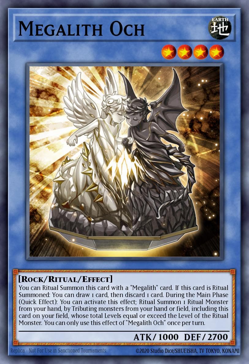 Megalith Och — Ignition Assault Yu-Gi-Oh! card by KAZUKI TAKAHASHI