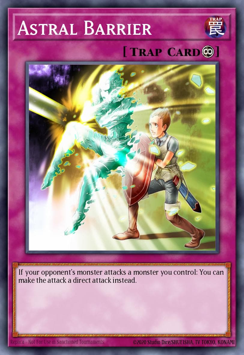 Astral Barrier — Rise of Destiny Yu-Gi-Oh! card by KAZUKI TAKAHASHI