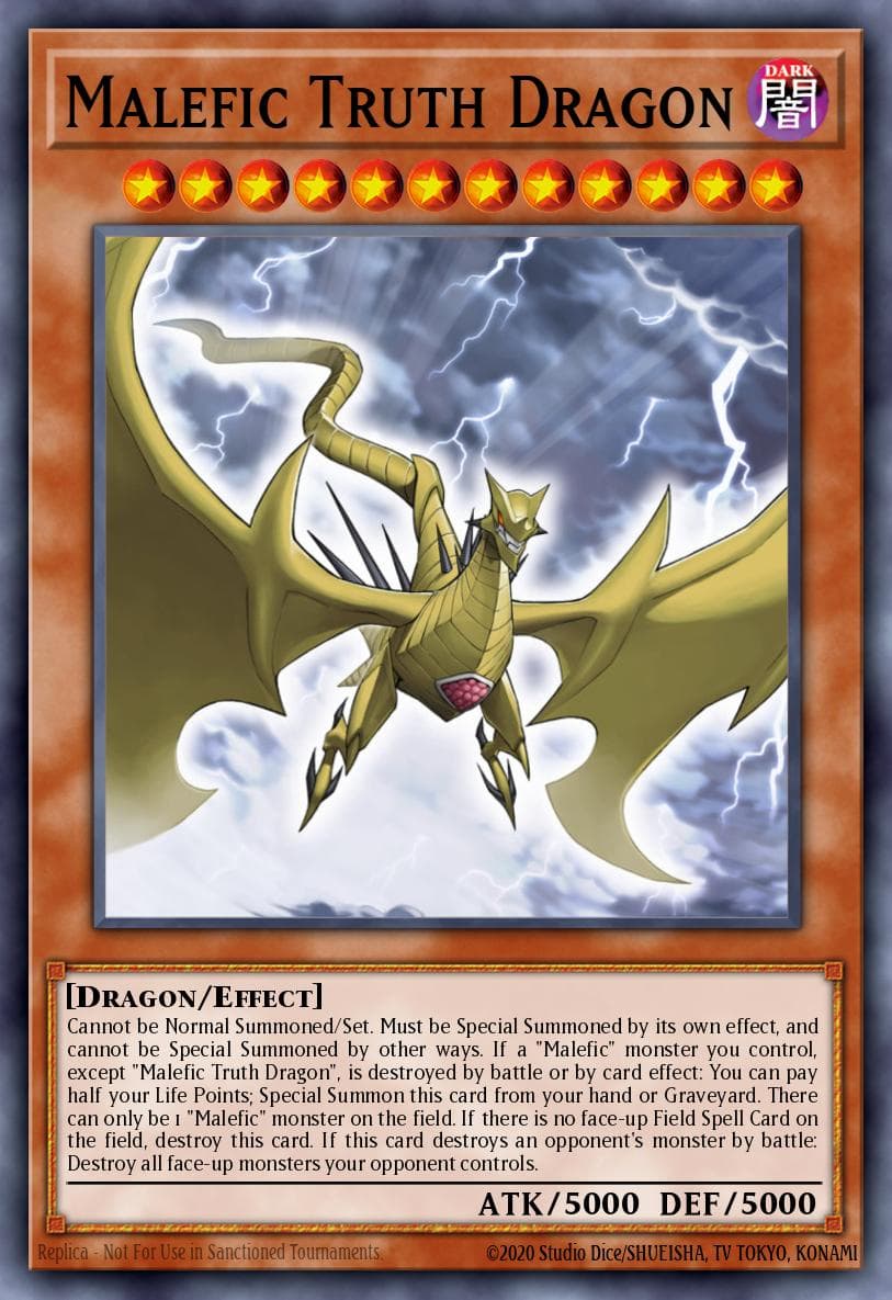 Malefic Truth Dragon — Star Pack 2014 Yu-Gi-Oh! card by KAZUKI TAKAHASHI