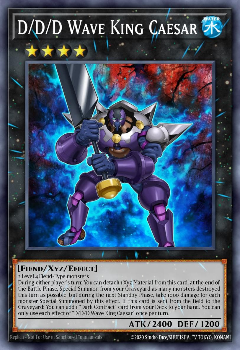 D/D/D Wave King Caesar — Yu-Gi-Oh! card