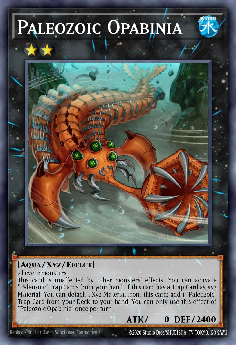Paleozoic Opabinia — Invasion: Vengeance Yu-Gi-Oh! card by KAZUKI TAKAHASHI