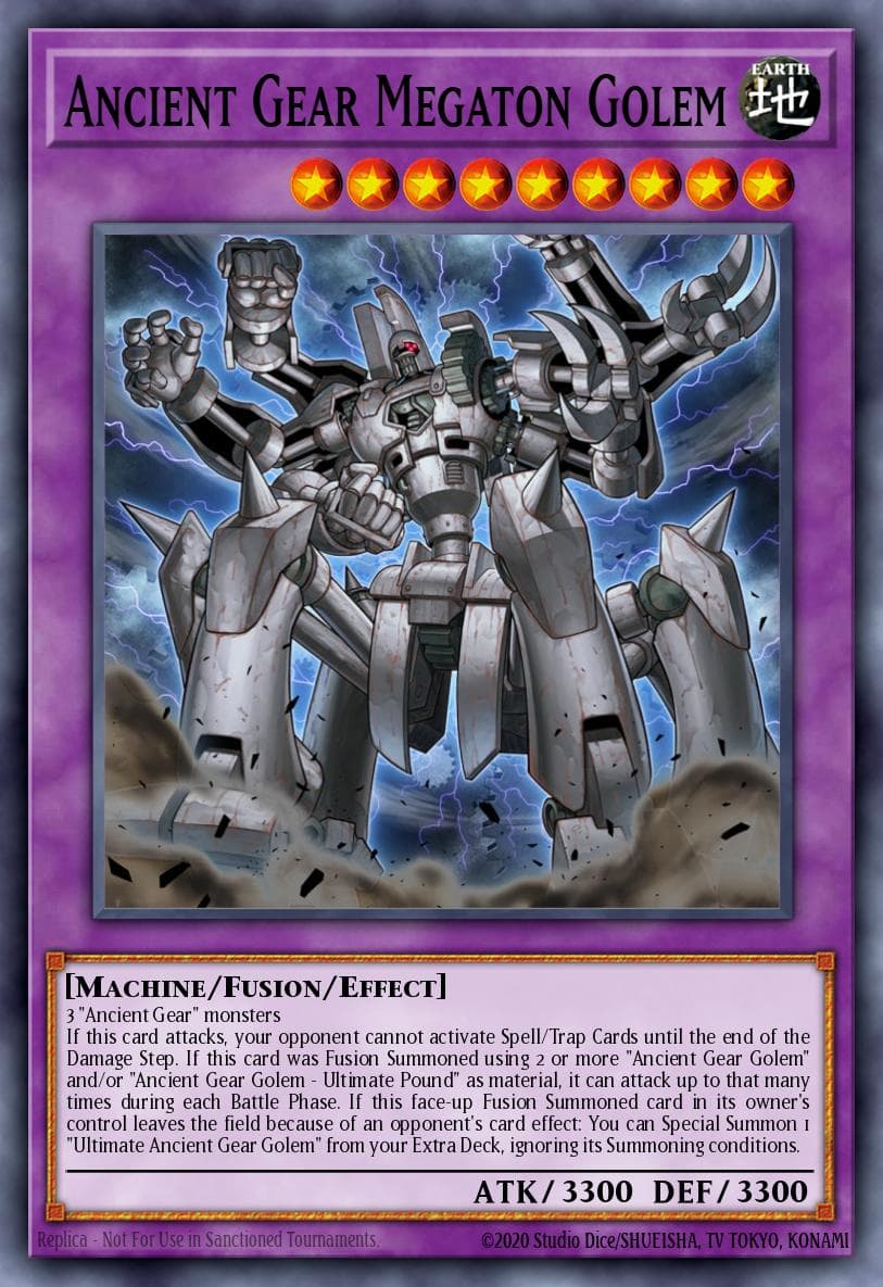Ancient Gear Megaton Golem — Yu-Gi-Oh! card