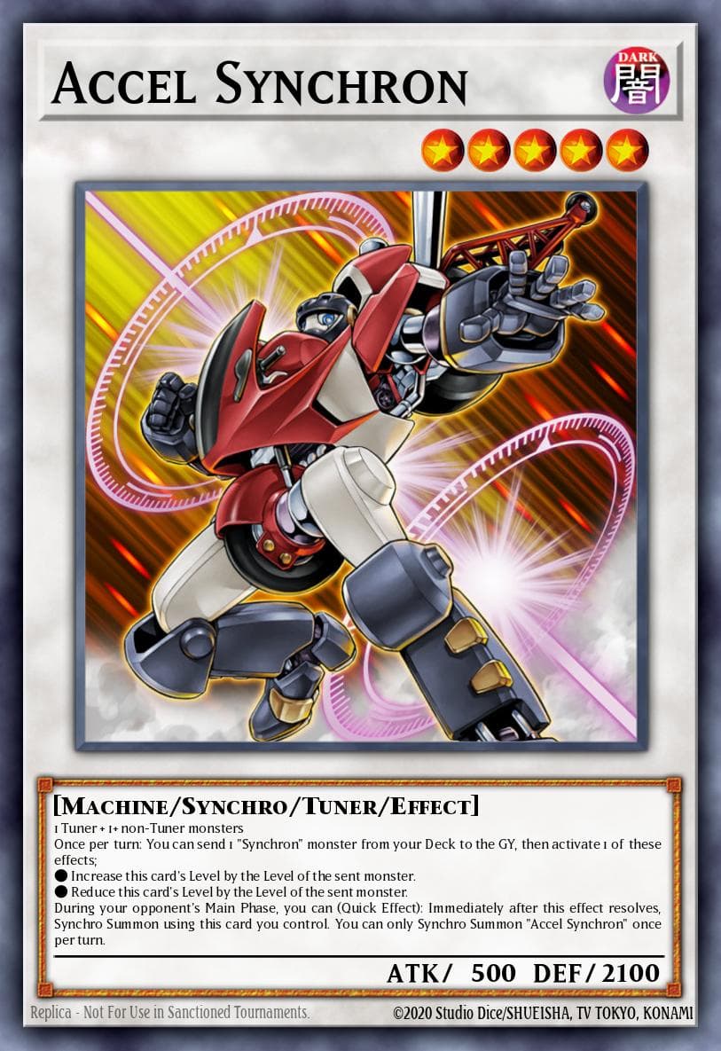 Accel Synchron — Structure Deck: Synchron Extreme Yu-Gi-Oh! card by KAZUKI TAKAHASHI