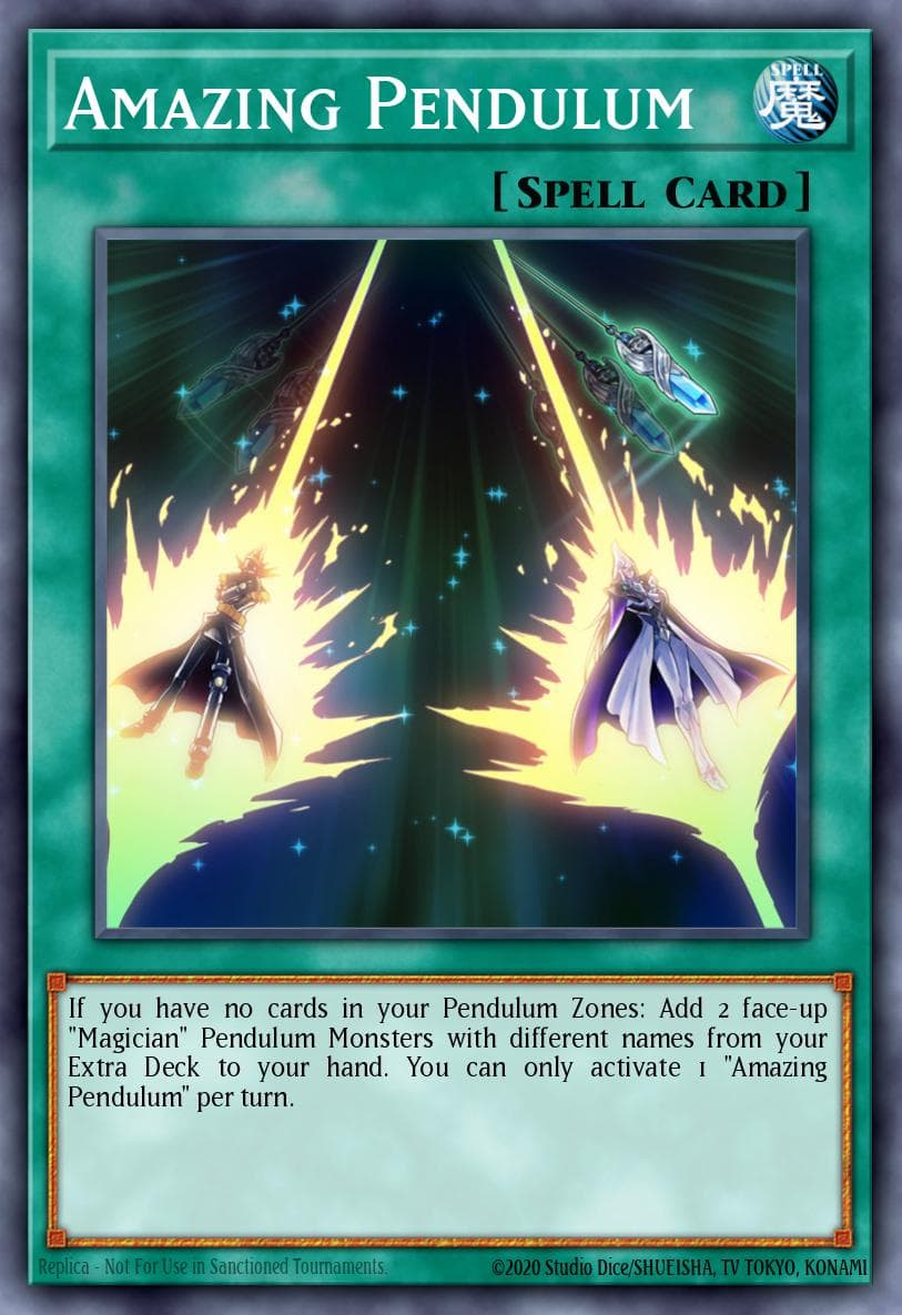 Amazing Pendulum — 2017 Mega-Tins Mega Pack Yu-Gi-Oh! card by KAZUKI TAKAHASHI
