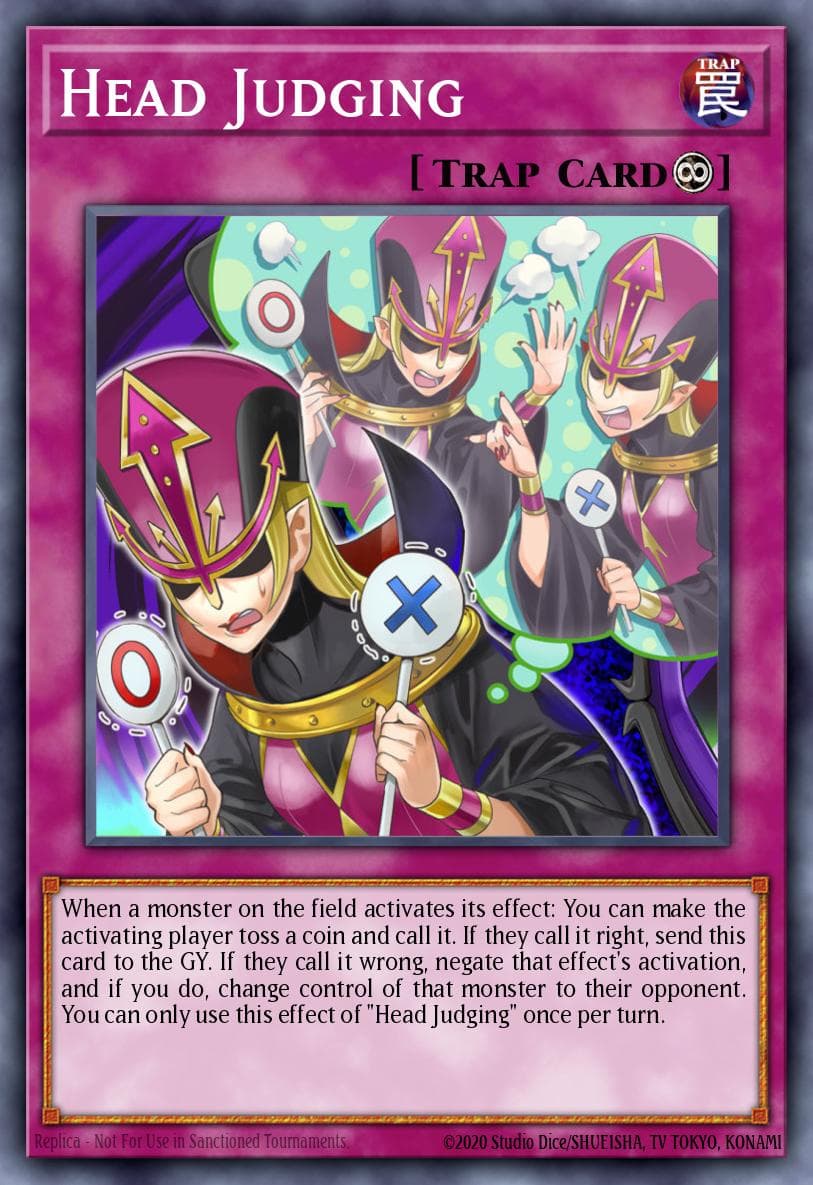 Head Judging — Ignition Assault Yu-Gi-Oh! card by KAZUKI TAKAHASHI