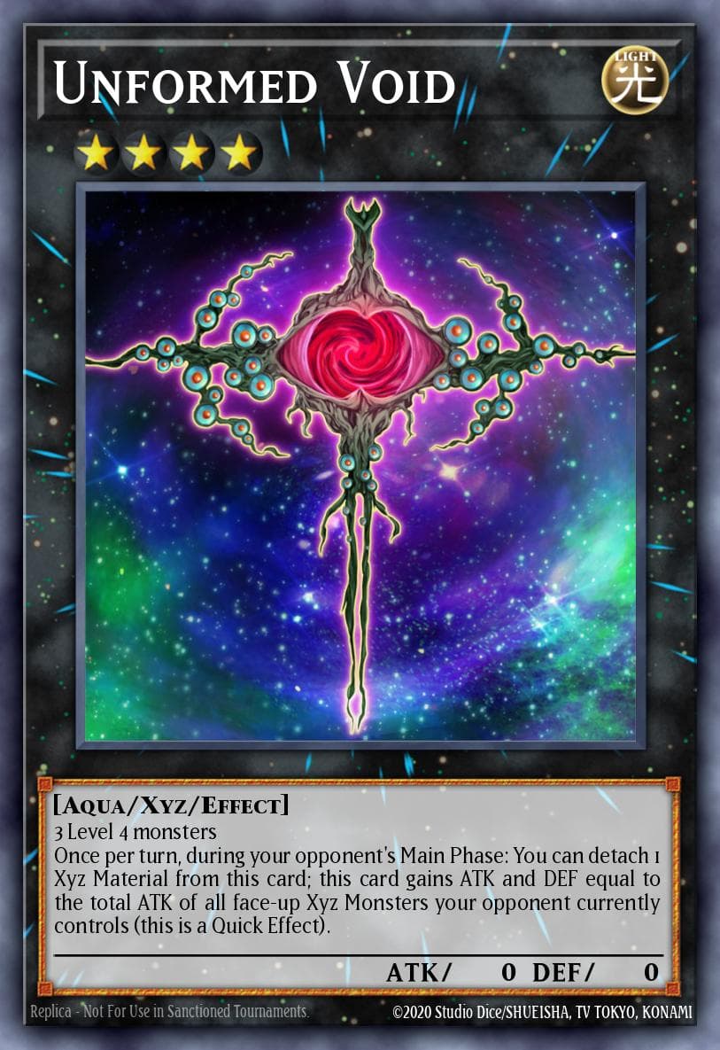 Unformed Void — Number Hunters Yu-Gi-Oh! card by KAZUKI TAKAHASHI