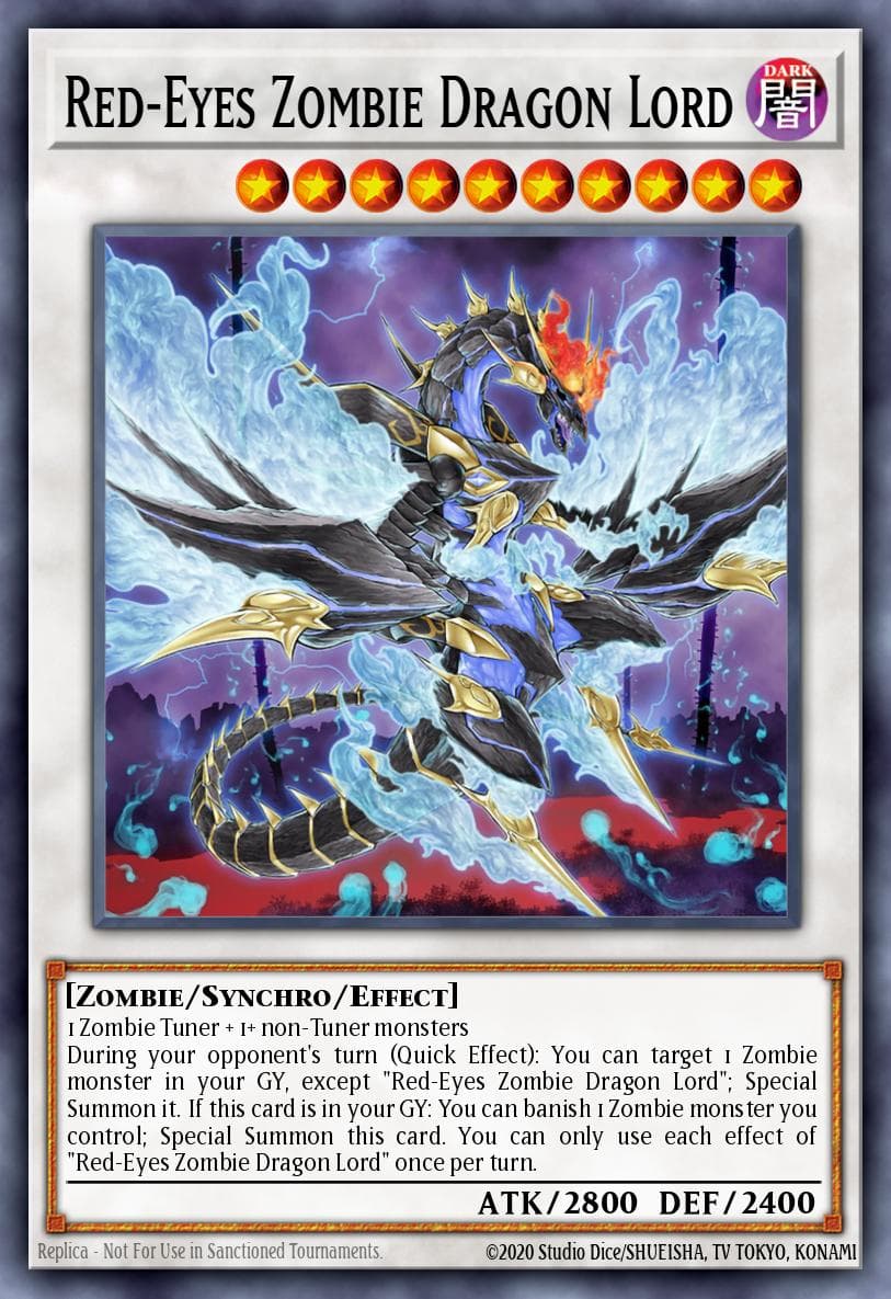 Red-Eyes Zombie Dragon Lord — 25th Anniversary Tin: Dueling Heroes Mega Pack