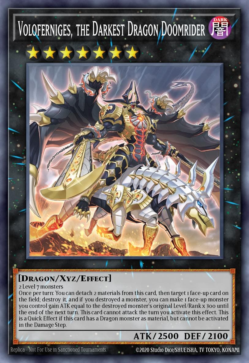 Voloferniges, the Darkest Dragon Doomrider — 2022 Tin of the Pharaoh's Gods