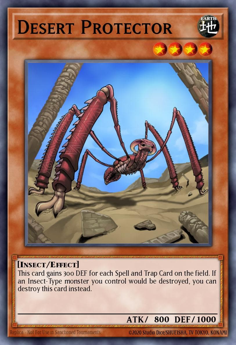 Desert Protector — Crimson Crisis Yu-Gi-Oh! card by E. TSUKOMO