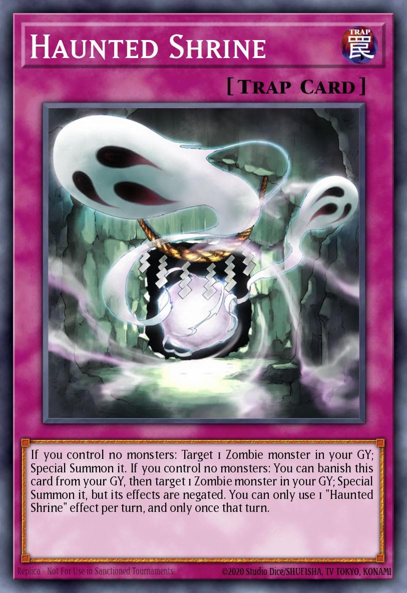 Haunted Shrine — Speed Duel: Trials of the Kingdom Yu-Gi-Oh! card by KAZUKI TAKAHASHI