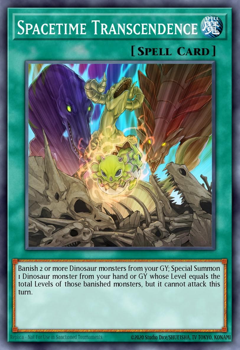 Spacetime Transcendence — Battles of Legend: Light's Revenge Yu-Gi-Oh! card by BLUE-ENOM