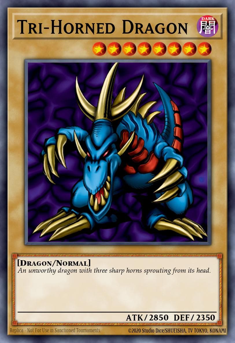 Tri-Horned Dragon — Legend of Blue Eyes White Dragon