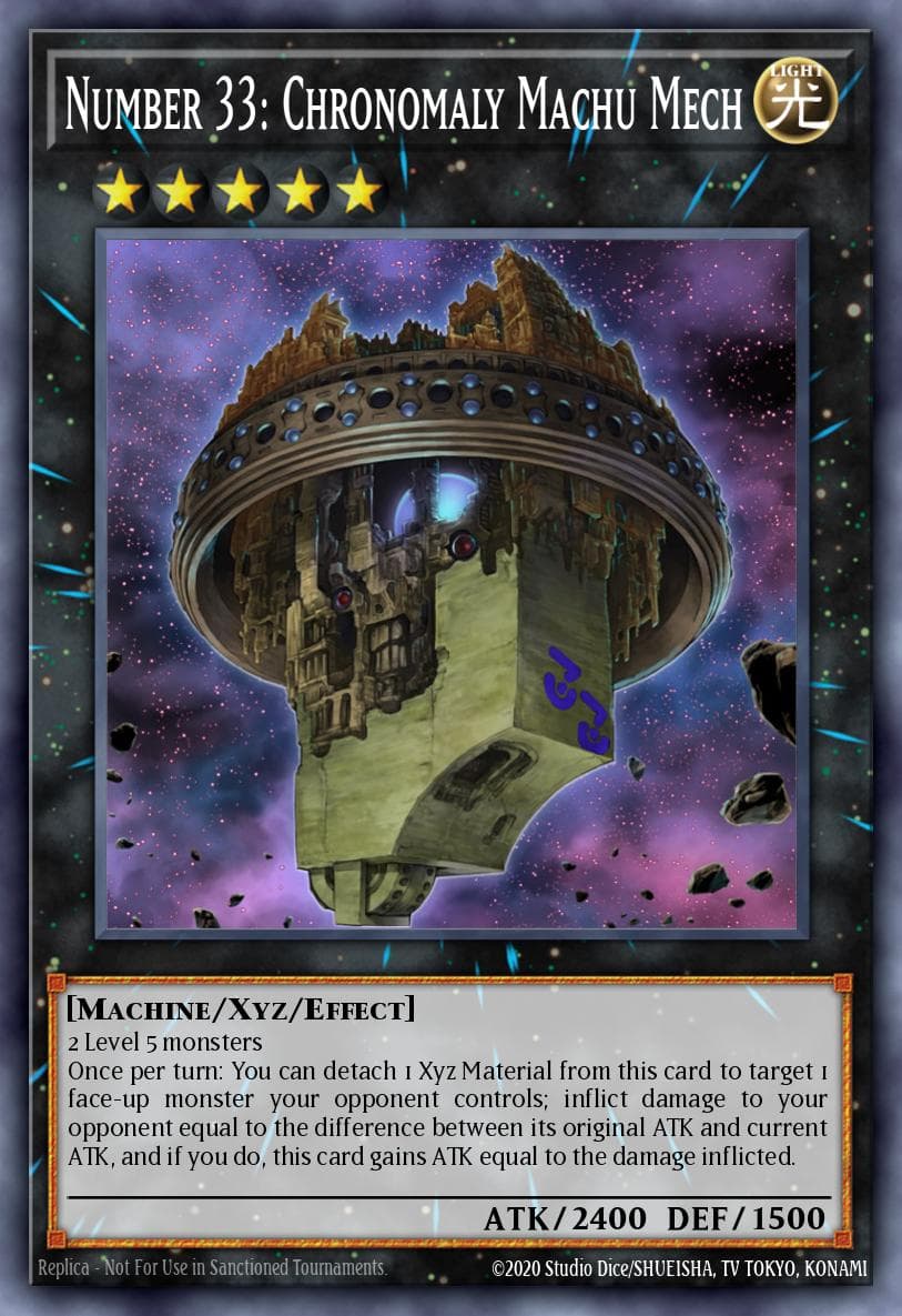 Number 33: Chronomaly Machu Mech — Return of the Duelist