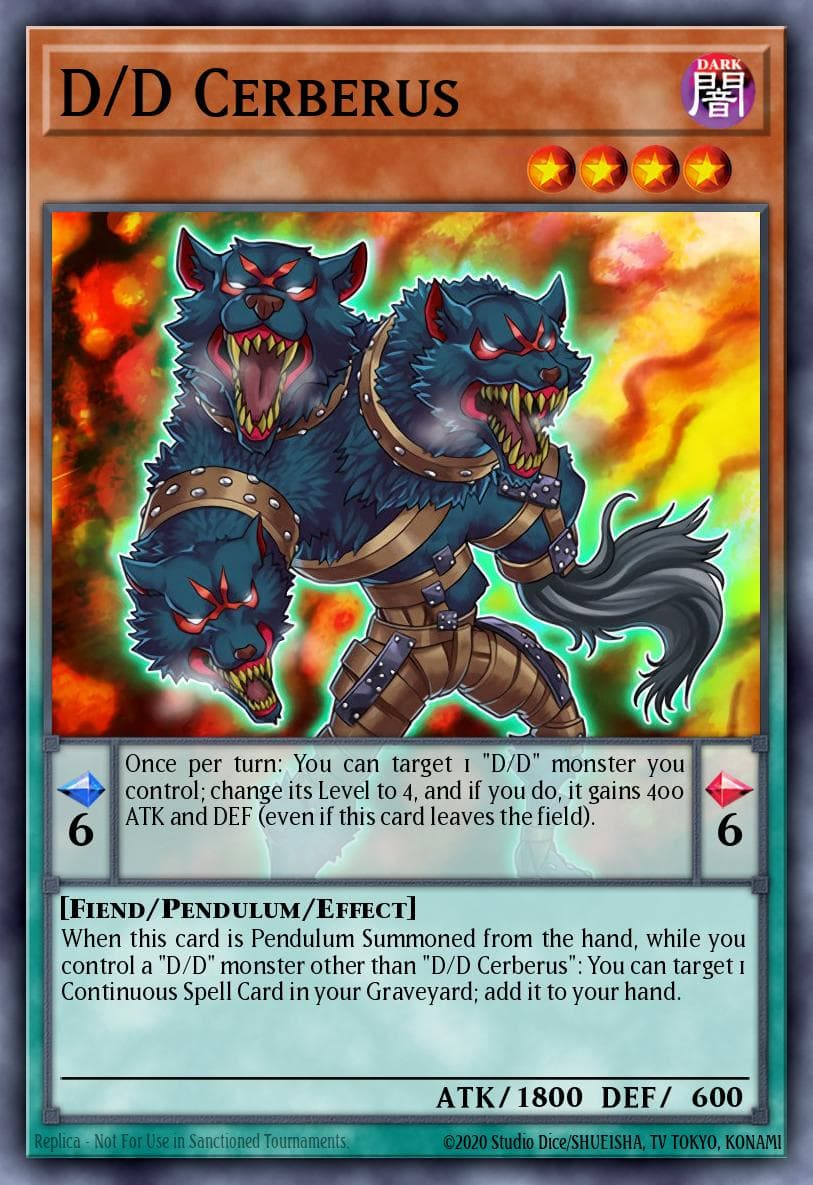 D/D Cerberus — Yu-Gi-Oh! card