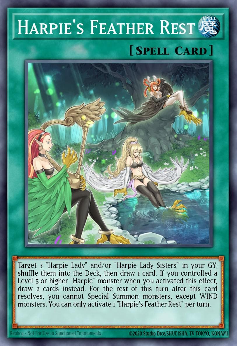 Harpie's Feather Rest — Yu-Gi-Oh! card