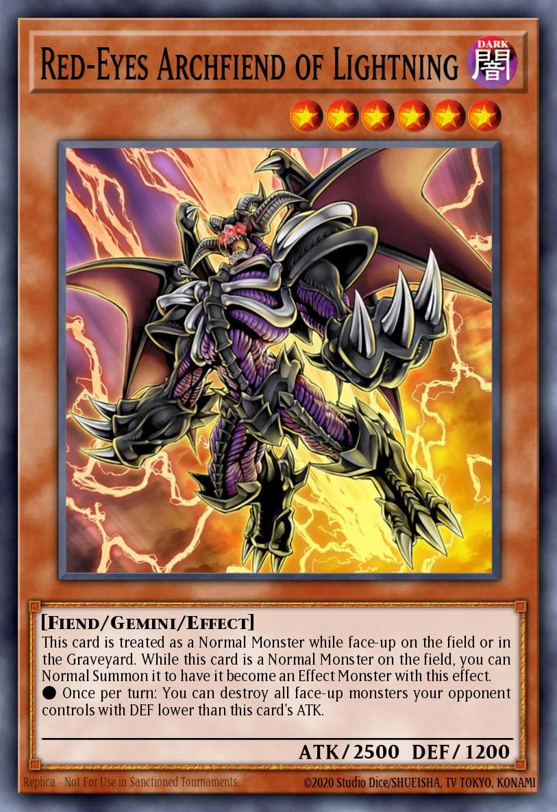 Red-Eyes Archfiend of Lightning — Clash of Rebellions