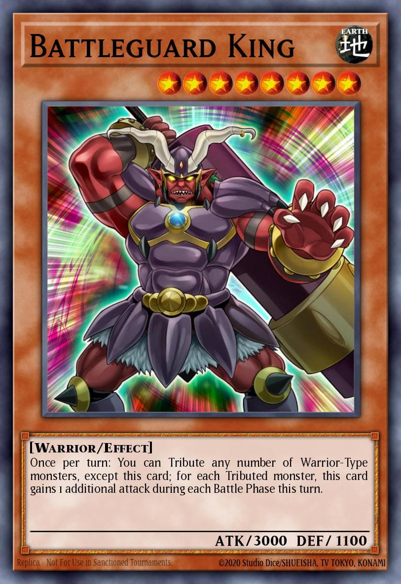Battleguard King — Duelist Alliance Yu-Gi-Oh! card by KAZUKI TAKAHASHI