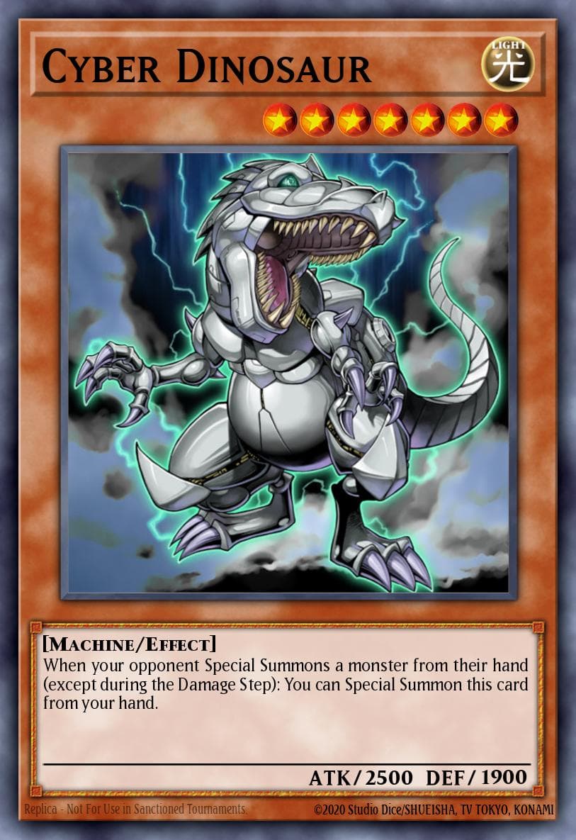 Cyber Dinosaur — 2010 Collectors Tins Yu-Gi-Oh! card by KAZUKI TAKAHASHI