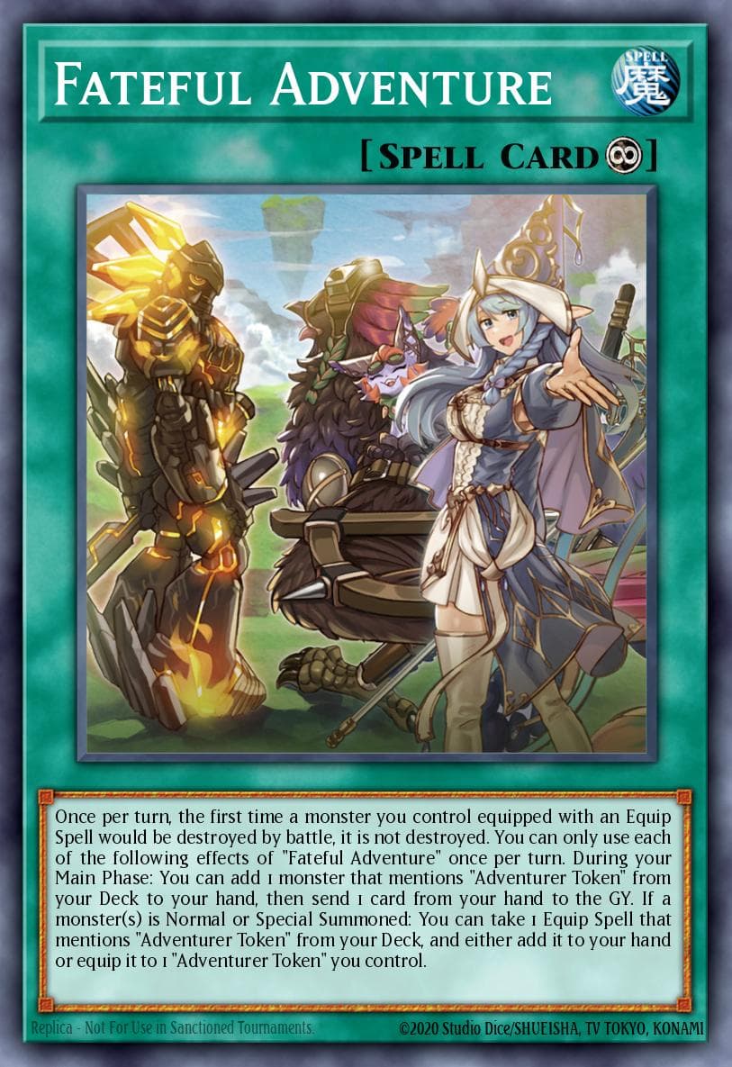 Fateful Adventure — Yu-Gi-Oh! card