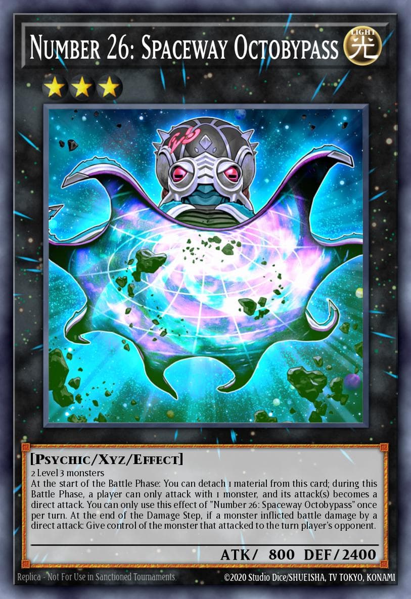 Number 26: Spaceway Octobypass — Battles of Legend: Hero's Revenge Yu-Gi-Oh! card by KAZUKI TAKAHASHI