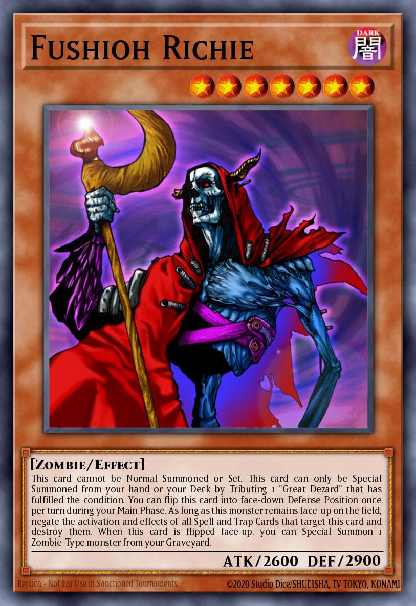 Fushioh Richie — Pharaonic Guardian Yu-Gi-Oh! card by KAZUKI TAKAHASHI