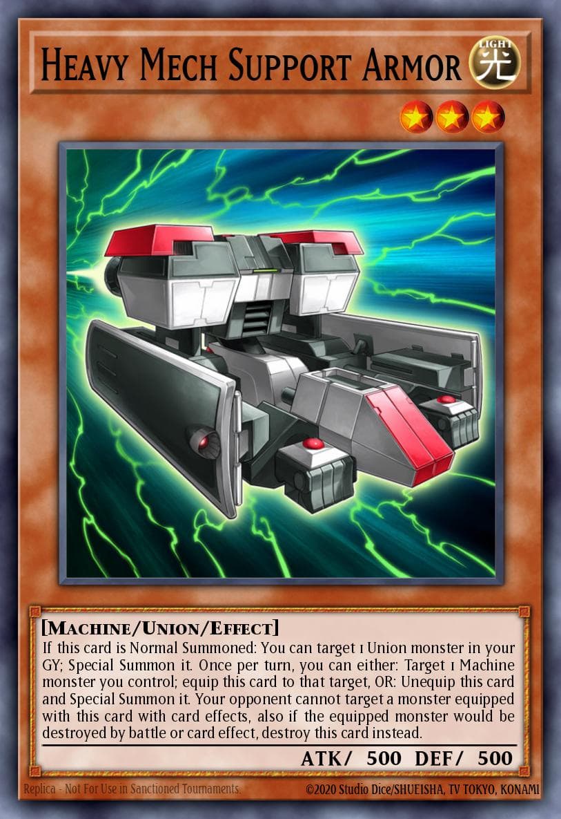 Heavy Mech Support Armor — Structure Deck: Seto Kaiba Yu-Gi-Oh! card by KAZUKI TAKAHASHI