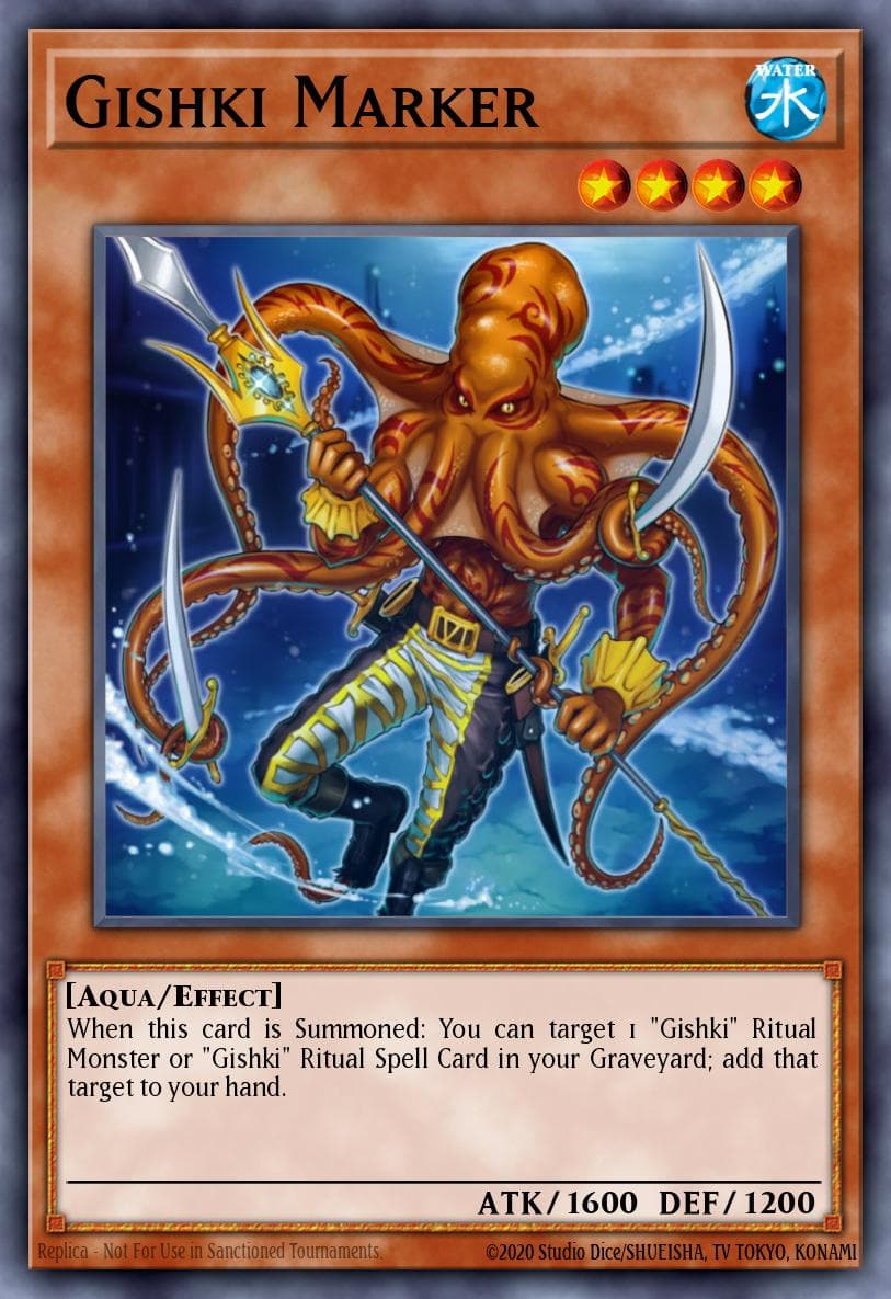 Gishki Marker — Duel Terminal 5 Yu-Gi-Oh! card by KAZUKI TAKAHASHI