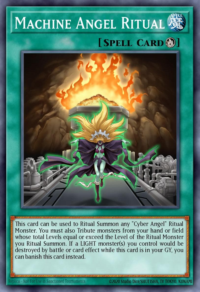 Machine Angel Ritual — Dragons of Legend: Unleashed Yu-Gi-Oh! card by KAZUKI TAKAHASHI