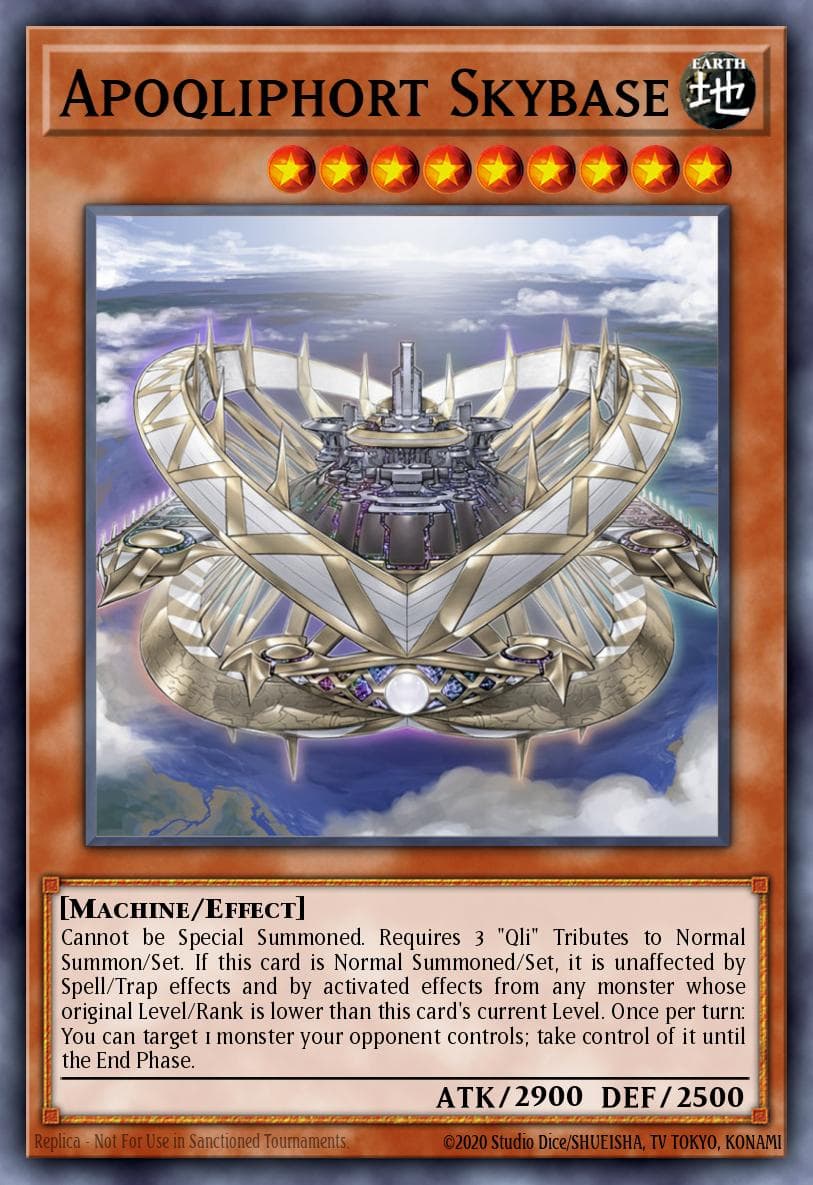 Apoqliphort Skybase — 2015 Mega-Tins Mega Pack Yu-Gi-Oh! card by KAZUKI TAKAHASHI
