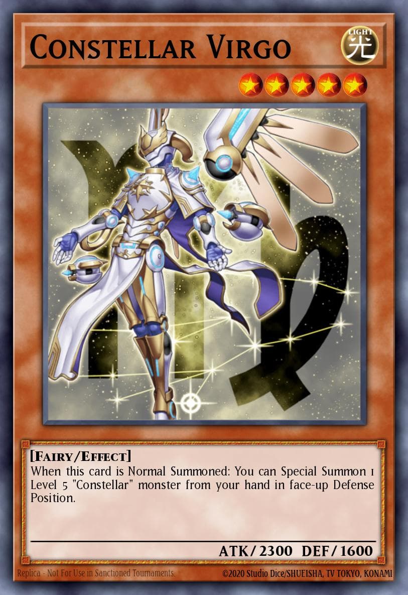 Constellar Virgo — Duel Terminal 7 Yu-Gi-Oh! card by TAKAHASHI