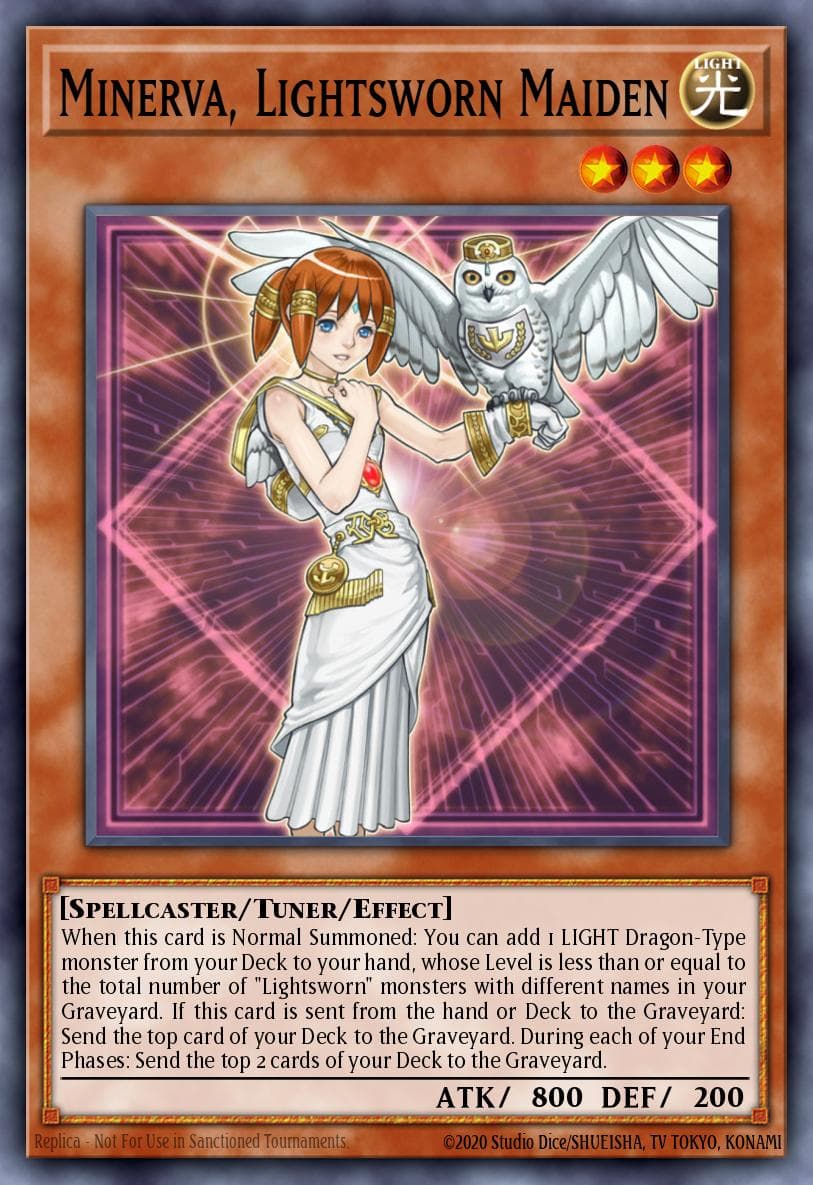 Minerva, Lightsworn Maiden — Yu-Gi-Oh! card