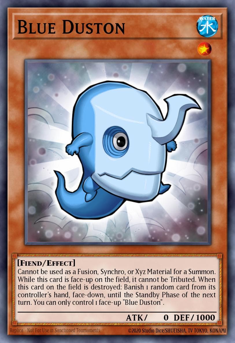Blue Duston — Shadow Specters Yu-Gi-Oh! card by KAZUKI TAKAHASHI