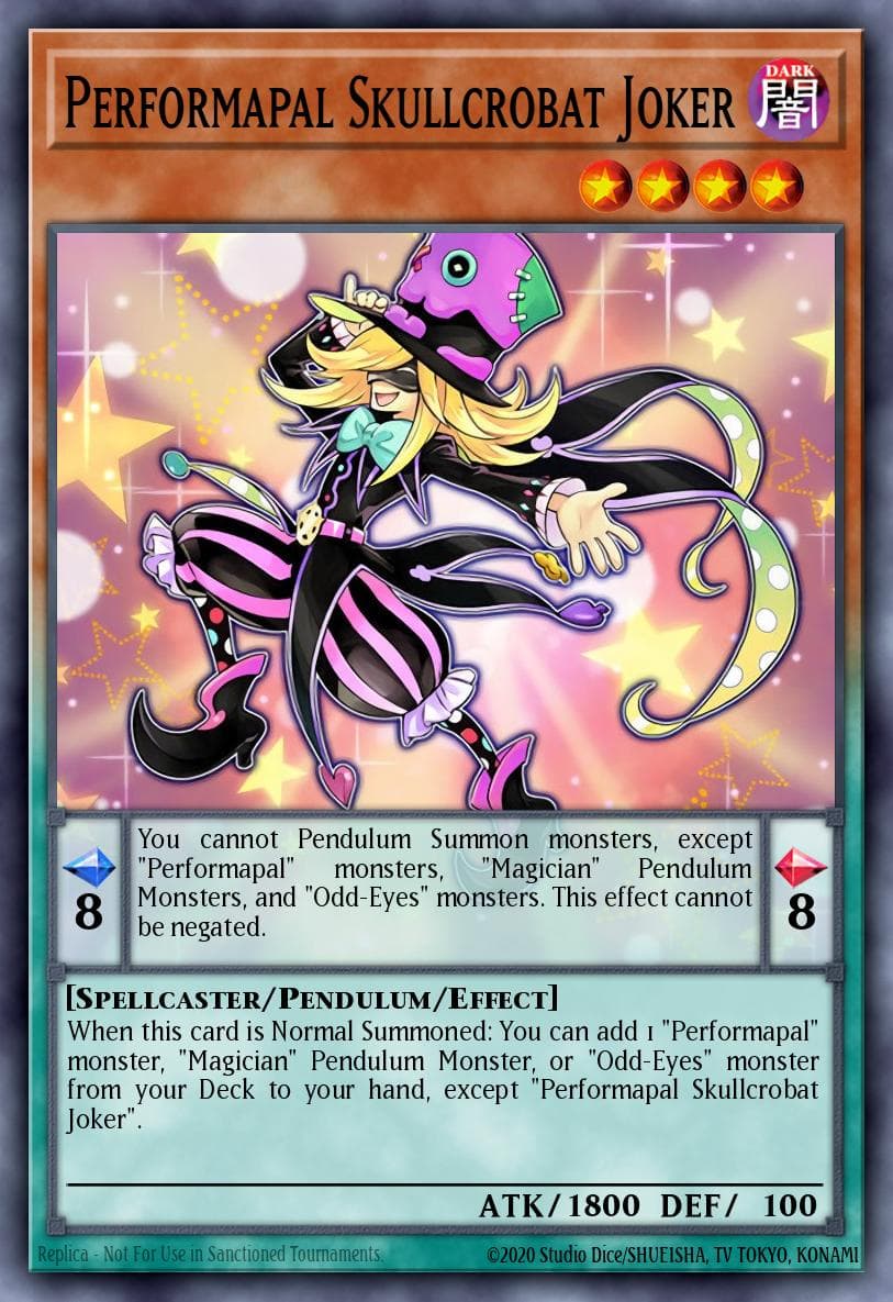 Performapal Skullcrobat Joker — Pendulum Evolution