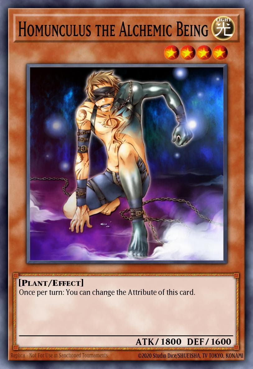 Homunculus the Alchemic Being — Fusion Enforcers Yu-Gi-Oh! card by KAZUKI TAKAHASHI