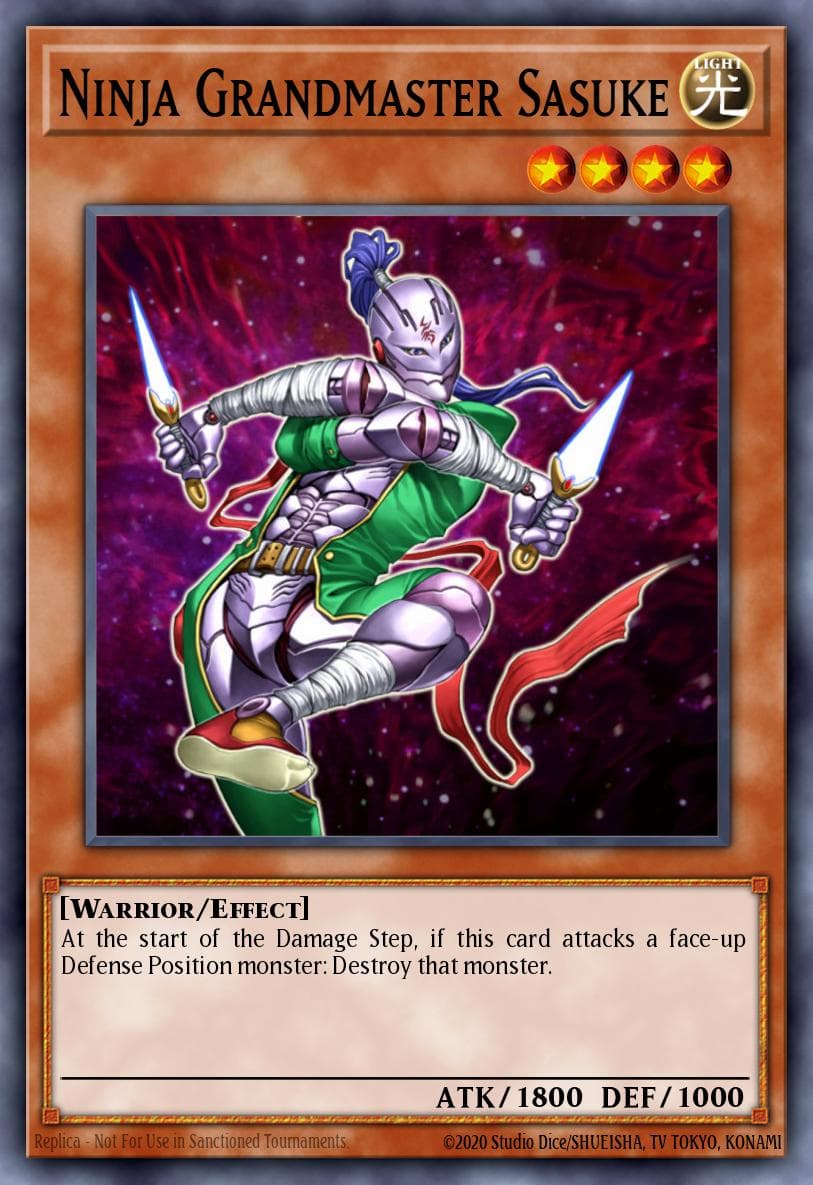 Ninja Grandmaster Sasuke — Yu-Gi-Oh! card