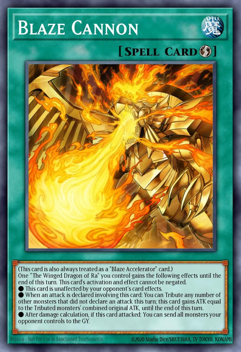 Blaze Cannon — Legendary Duelists: Rage of Ra