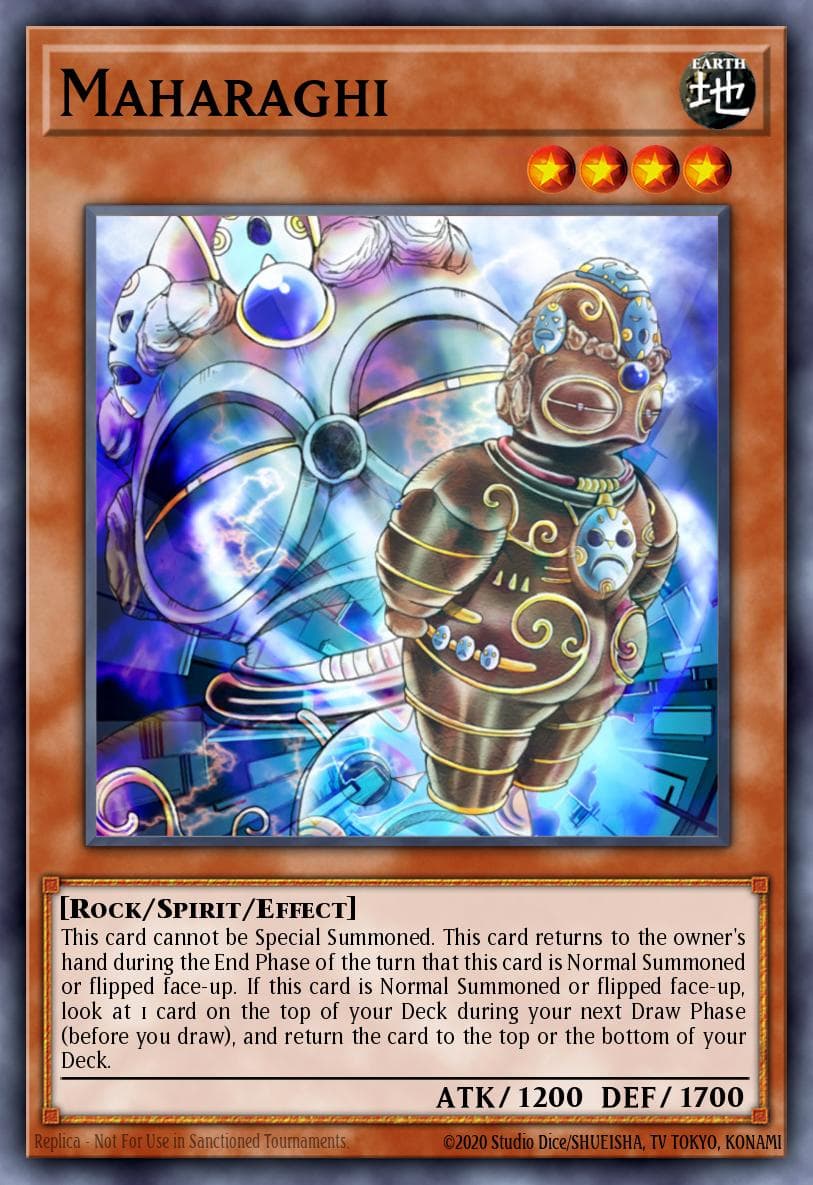 Maharaghi — Legacy of Darkness Yu-Gi-Oh! card by KAZUKI TAKAHASHI