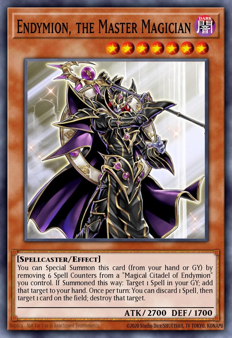 Endymion, The Master Magician — Yu-Gi-Oh! card