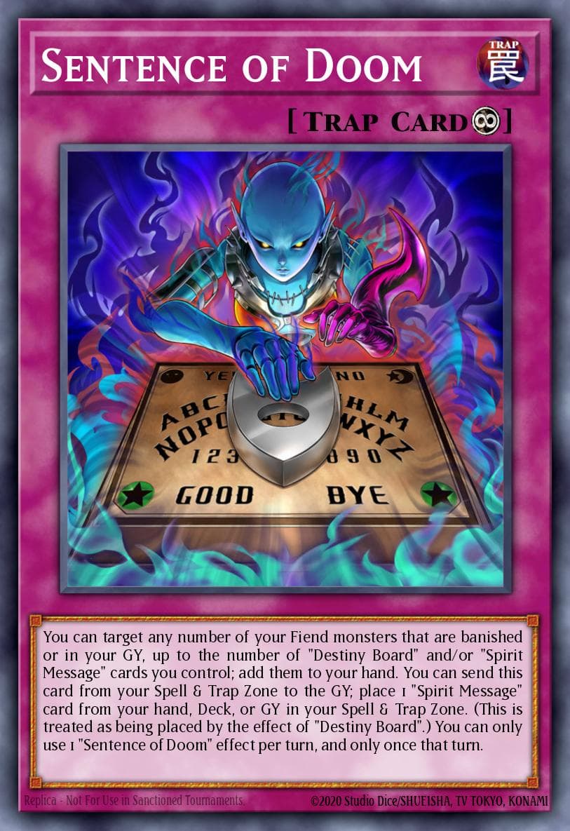 Sentence of Doom — Legendary Duelists: Immortal Destiny Yu-Gi-Oh! card by KAZUKI TAKAHASHI