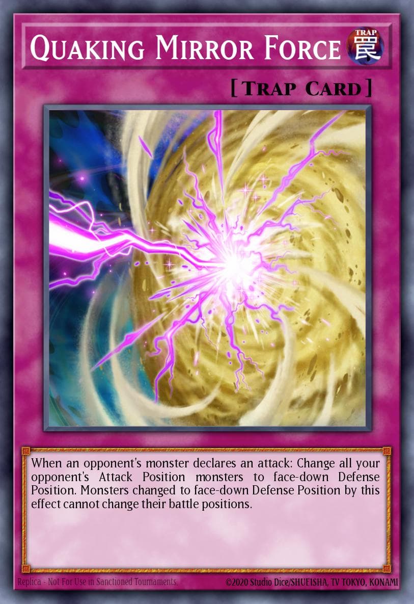 Quaking Mirror Force — Yu-Gi-Oh! card