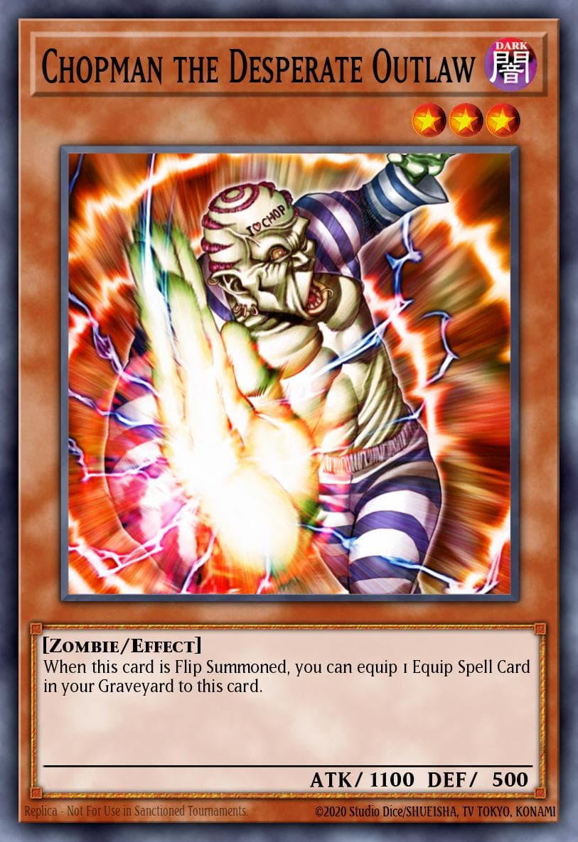 Chopman the Desperate Outlaw — Invasion of Chaos Yu-Gi-Oh! card by KAZUKI TAKAHASHI